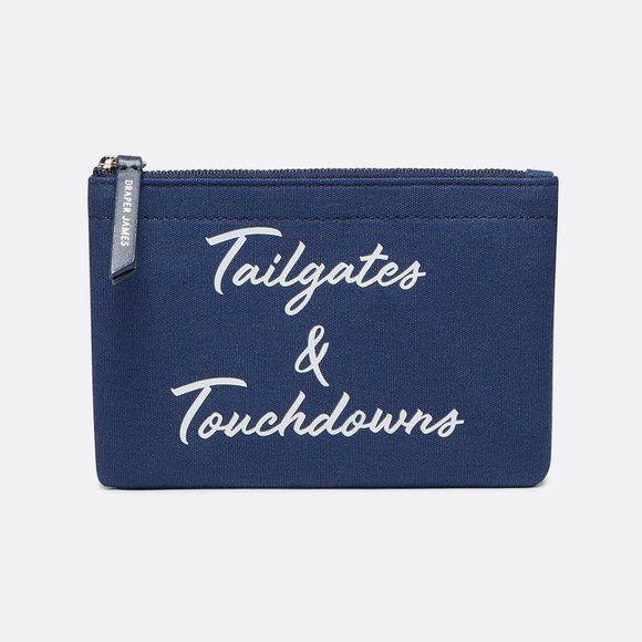 Draper James Tailgates & Touchdowns Canvas Pouch - Picture 2 of 3